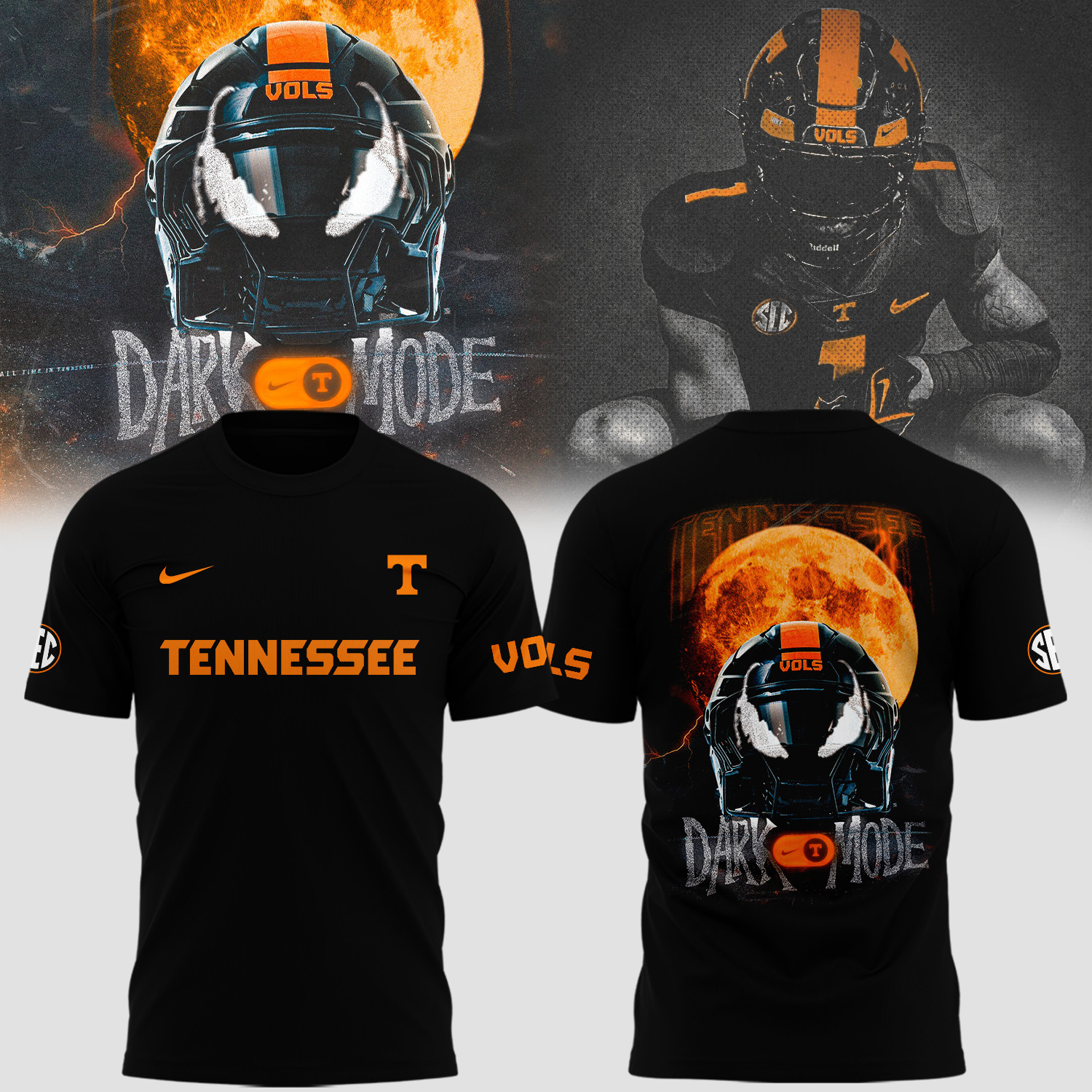 Tennessee Volunteers Dark Mode Vols T-Shirt Tennessee Volunteers Merch Fans Gift For Brother