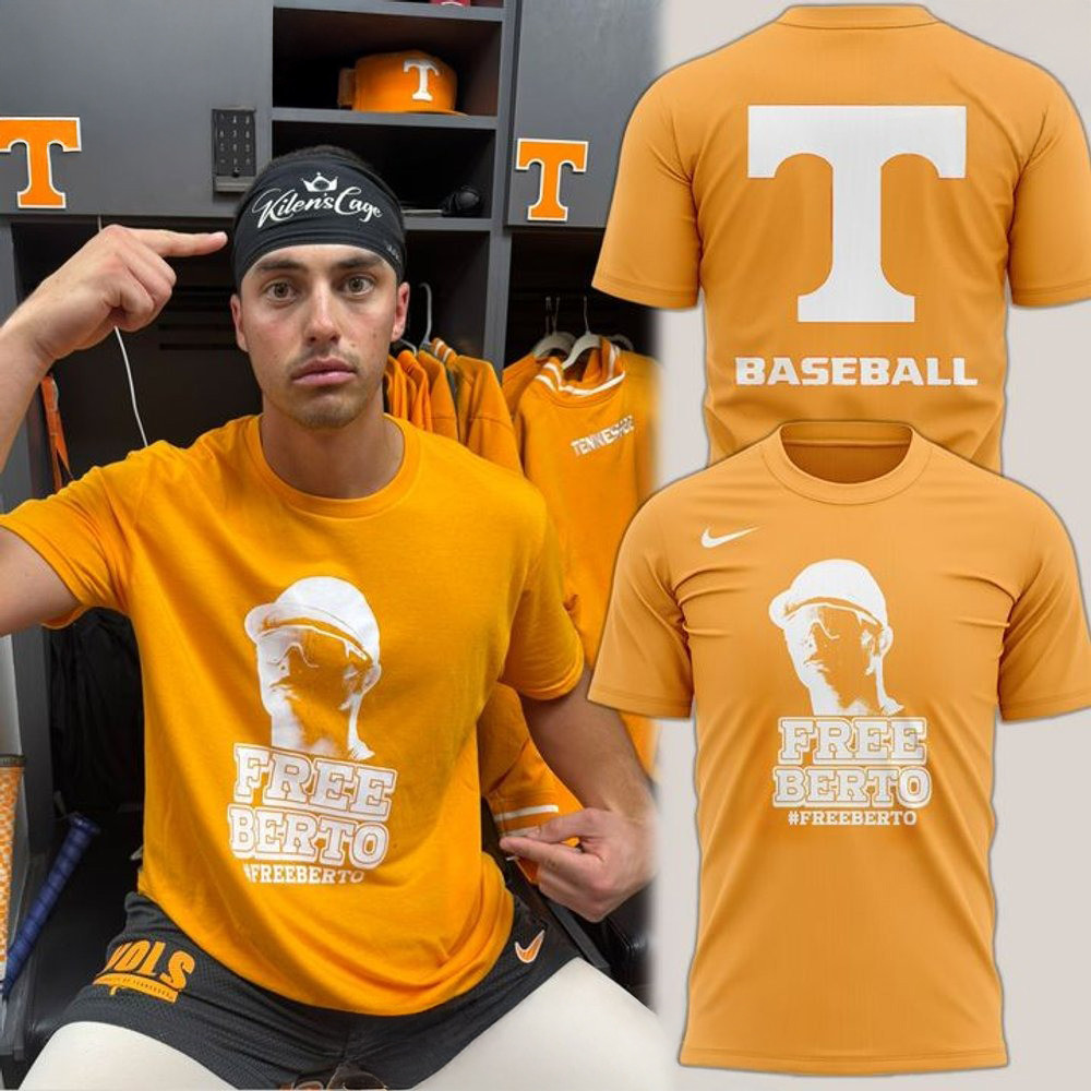Tennessee Volunteers Free Berto Special T-Shirt Presents For Football Fans