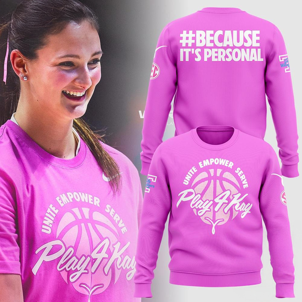 Tennessee Volunteers Lady Vols Basketball Fight Cancer 2025 Sweatshirt Basketball Fan Gift Ideas