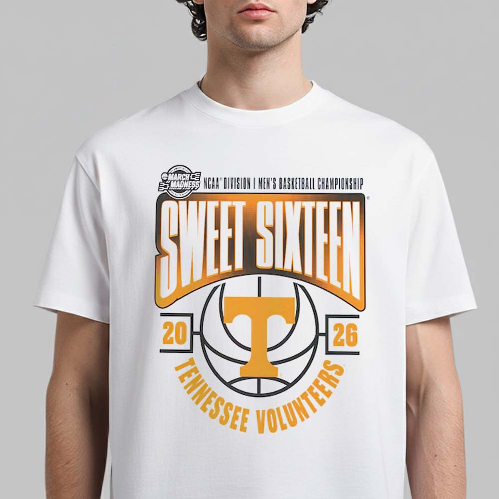 Tennessee Volunteers Men's Basketball 2026 T-Shirt NCAA March Madness Merch Fan Gear
