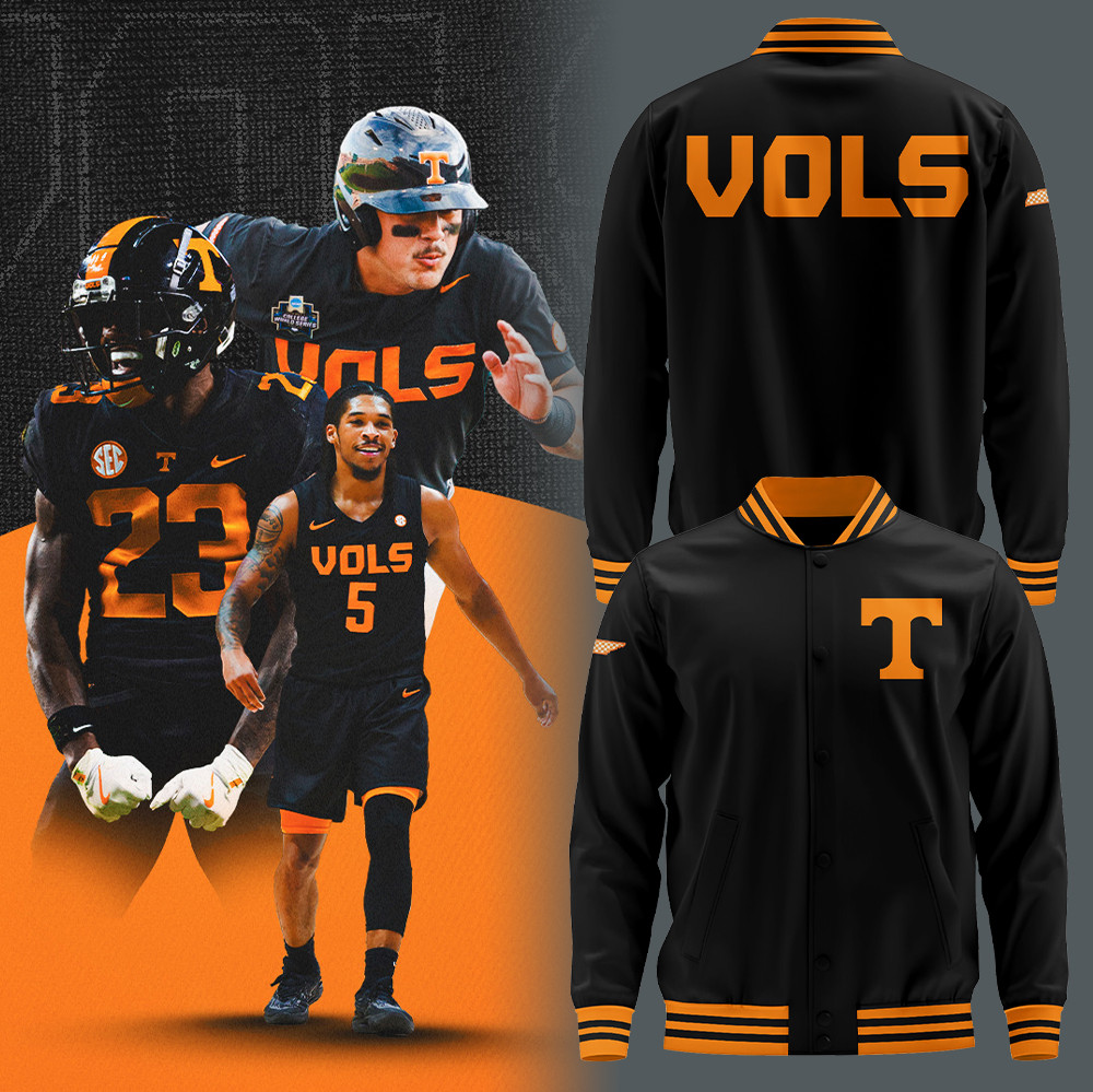 Tennessee Volunteers Vols Bomber Jacket Game Day Clothing Tennessee Volunteers Fan Gift