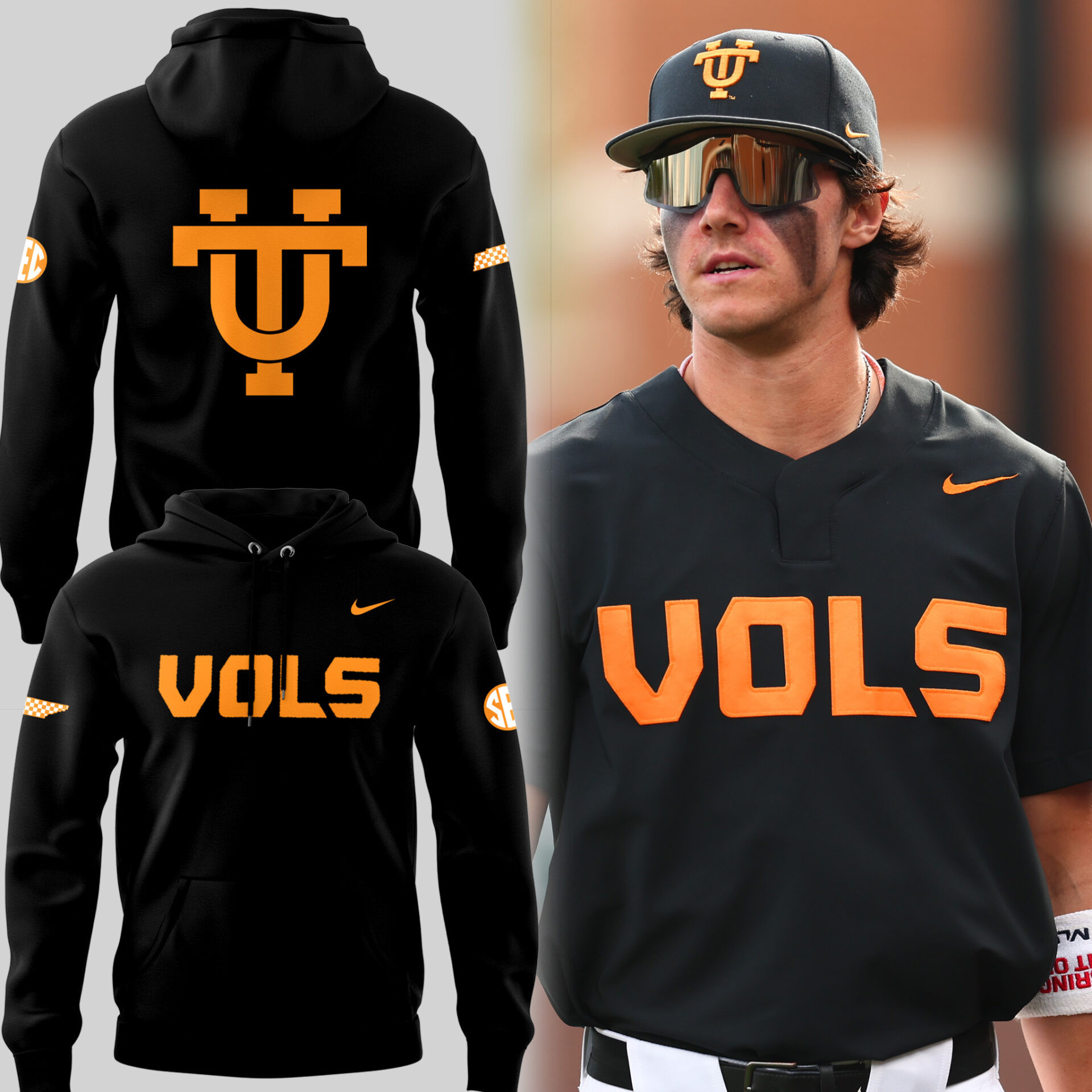 Tennessee Volunteers Vols Hoodie Game Day Clothing Tennessee Volunteers Fans Gear For Him