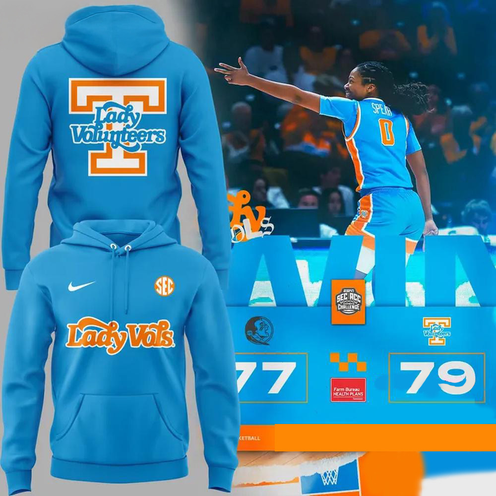 Tennessee Volunteers Women's Basketball Special New Lady Vols 2025 Blue Hoodie Fan Gift