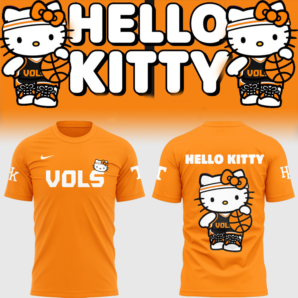 Tennessee x Hello Kitty Logo T-Shirt Tennessee Volunteers Clothes Unique Gift For Brother