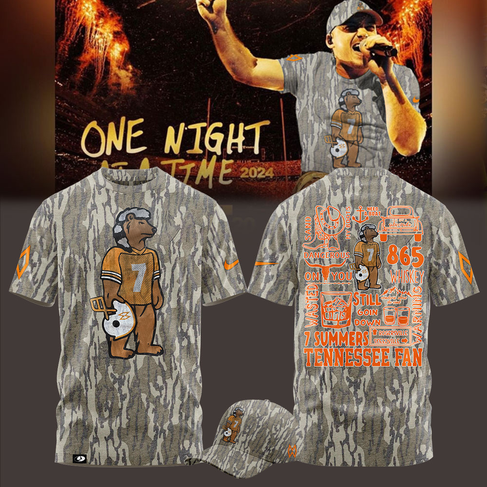 Tennessee x Morgan Wallen Camo Knoxville Mossy Oak Vintage T-Shirt Gifts For Concert Lovers