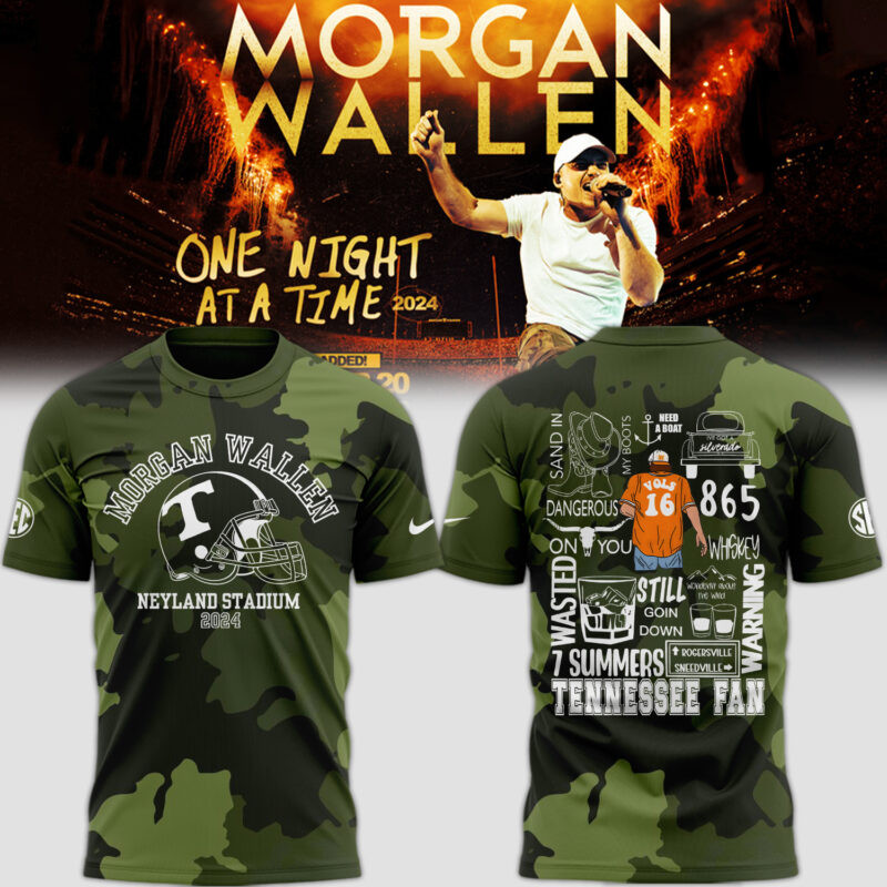 Tennessee x Morgan Wallen Camo T-Shirt Best Gifts For Tennessee Fan Lovers
