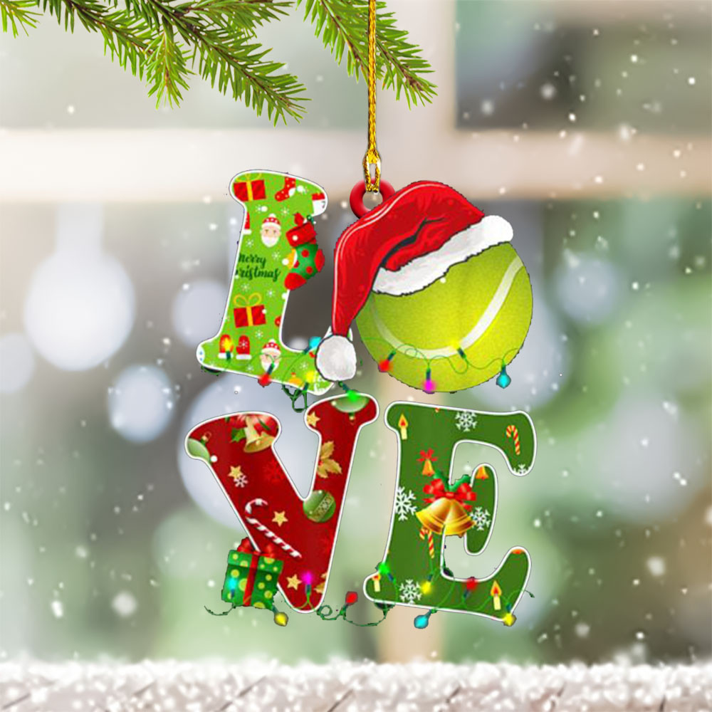 Tennis Christmas Ornament Tennis Ball Christmas Ornament Presents For Sports Lovers