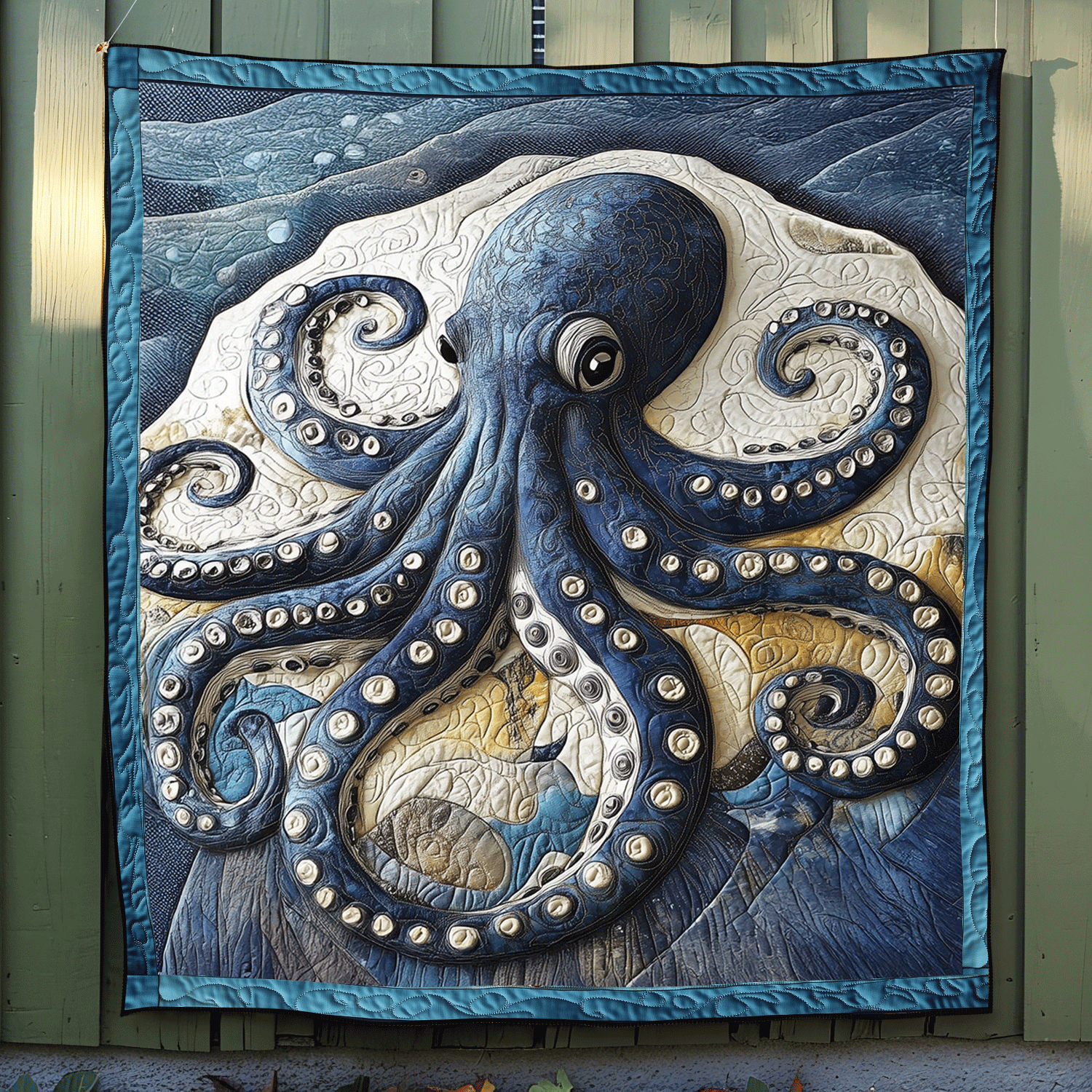 Tentacle Dance Quilted Blanket Bedroom Decor Christmas Octopus Gifts For Men