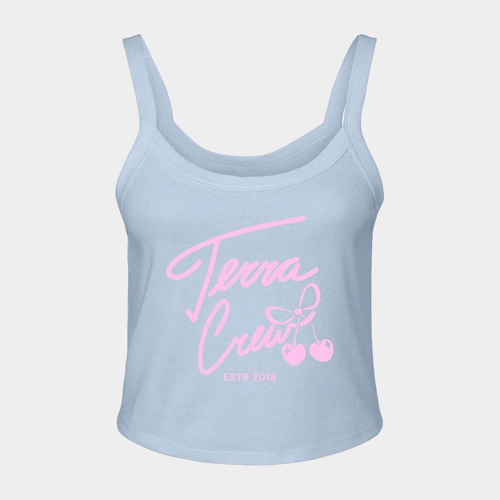 Terra Crew Merch Cherry Cutie Pop Slightly Tank Birthday Present For Daughter-1 Terra Crew Merch Cherry Cutie Pop Slightly Tank Birthday Present For Daughter-1