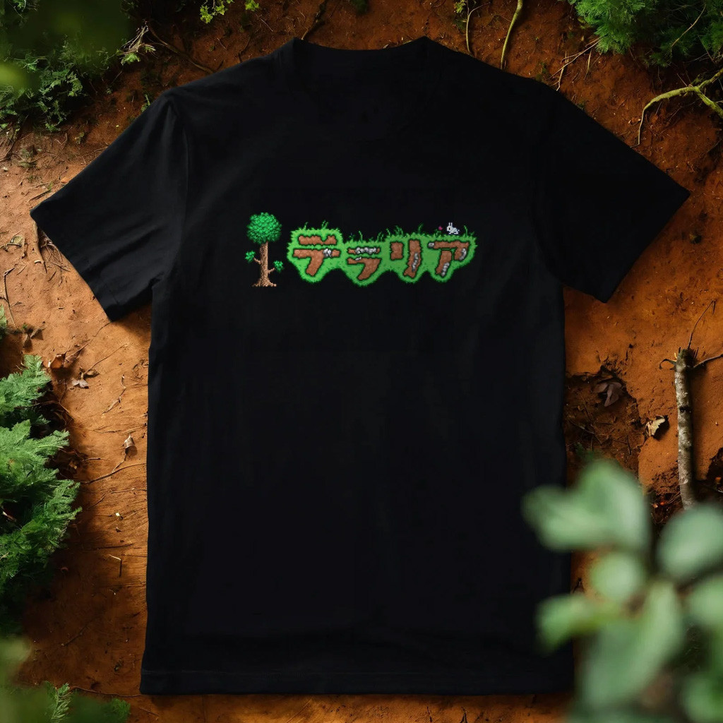 Terraria Merch Japanese Edition T-shirt Birthday Present For Girlfriend