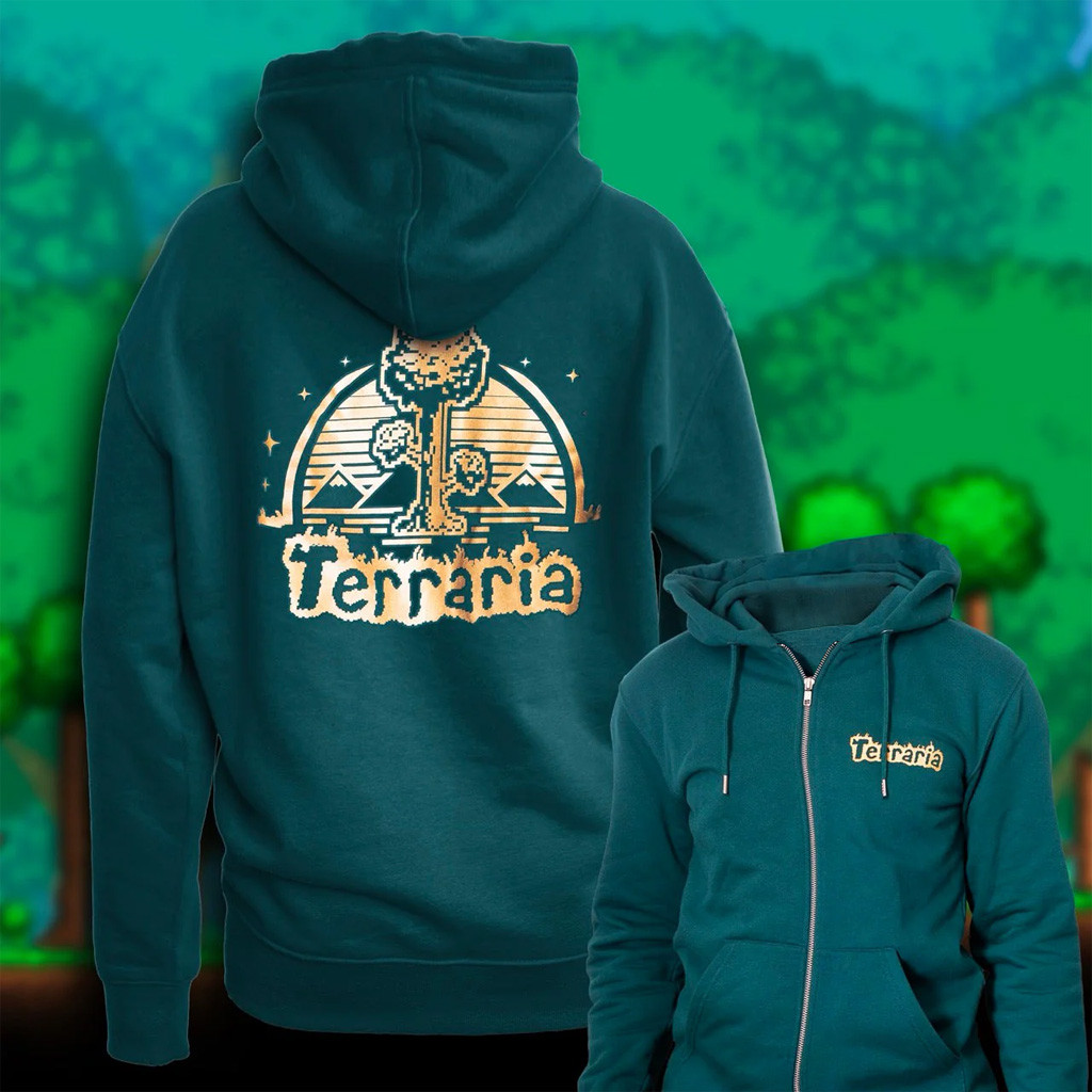 Terraria Merch World Of Terraria Zip Hoodie Best Birthday Gift For Husband