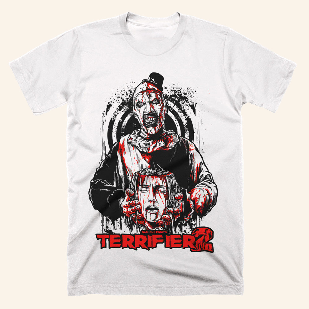 Terrifier 2 Buckethead T-Shirt Halloween Themed Apparel Gifts For Sister Terrifier 2 Buckethead T-Shirt Halloween Themed Apparel Gifts For Sister