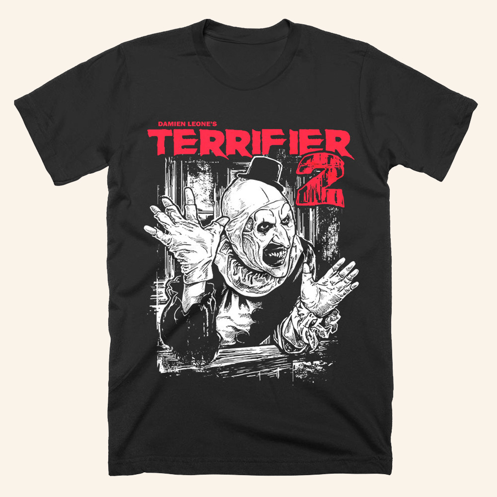 Terrifier 2 Here's Art T-Shirt Halloween Clothing Good Gifts For Dad Terrifier 2 Here's Art T-Shirt Halloween Clothing Good Gifts For Dad