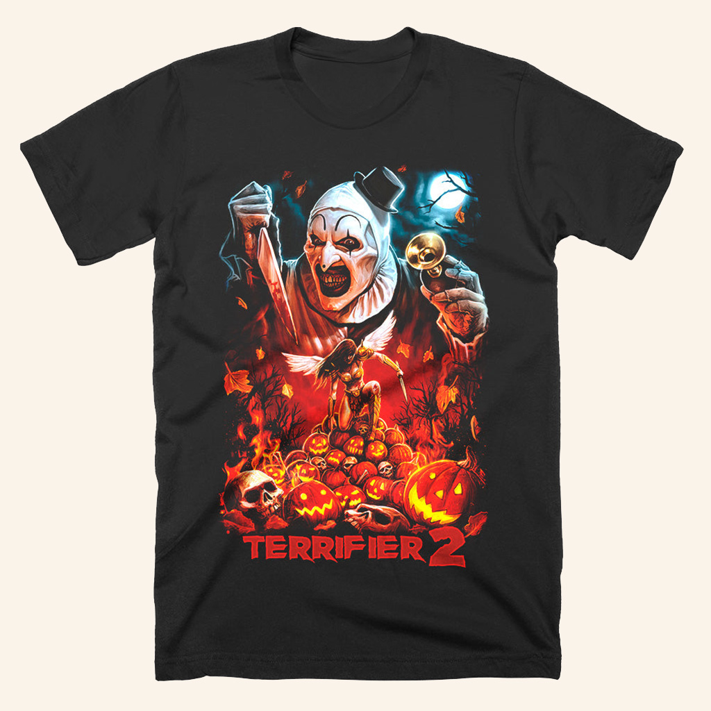 Terrifier 2 Queen Of The Hill T-Shirt Halloween Clothing Good Gifts For Friends Terrifier 2 Queen Of The Hill T-Shirt Halloween Clothing Good Gifts For Friends