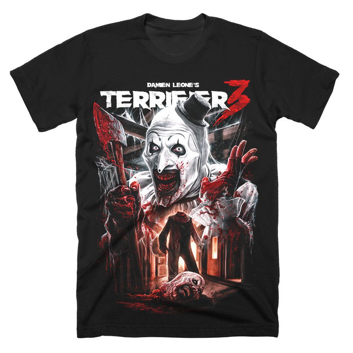 Terrifier 3 Heads Will Roll T-Shirt Unique Gifts For Horror Fans
