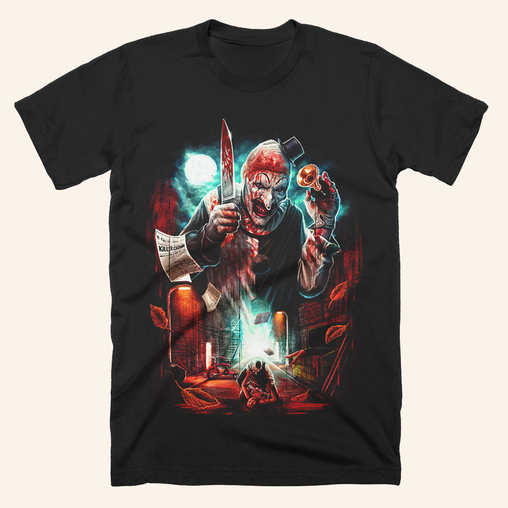 Terrifier Jokes On You T-Shirt Halloween Merch Gift Ideas For Friends Terrifier Jokes On You T-Shirt Halloween Merch Gift Ideas For Friends