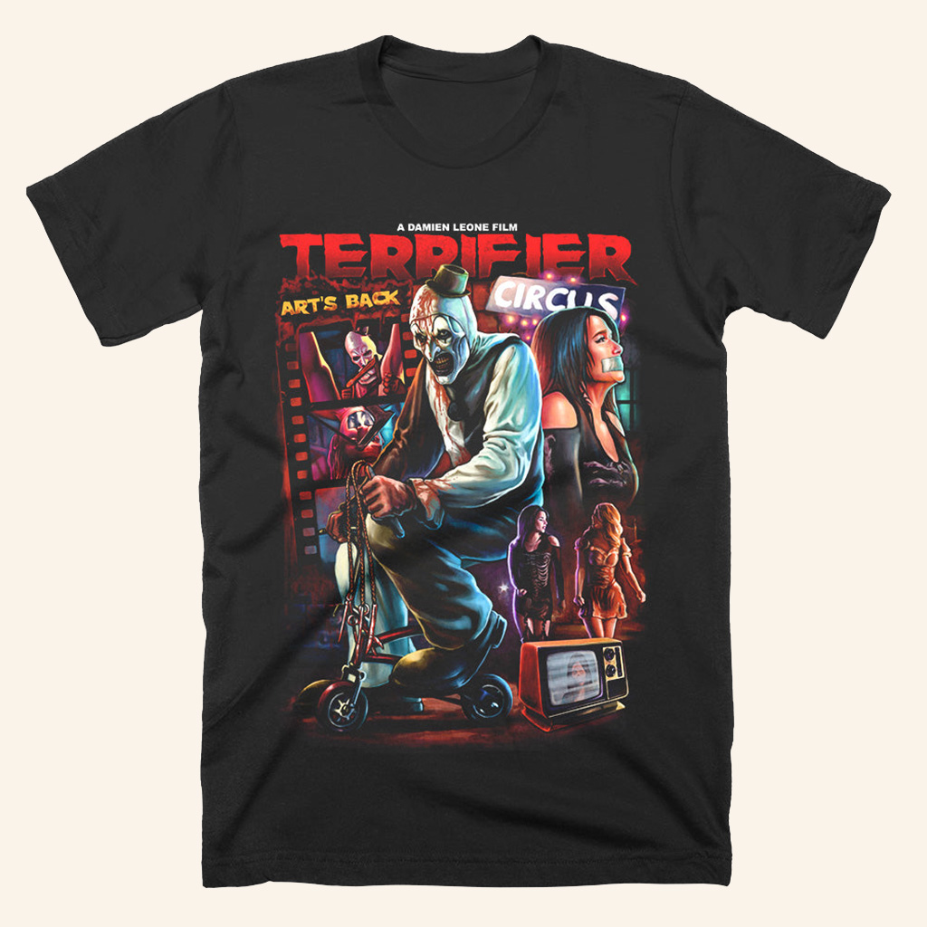 Terrifier Joy Ride T-Shirt Halloween Merch Gift Ideas For Girlfriend Terrifier Joy Ride T-Shirt Halloween Merch Gift Ideas For Girlfriend