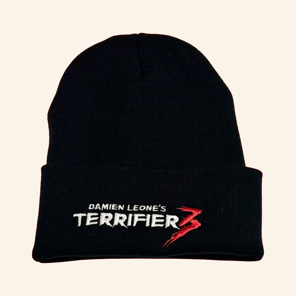 Terrifier Merch Damien Leone's TERRIFIER 3 Beanies Present For Husband Terrifier Merch Damien Leone's TERRIFIER 3 Beanies Present For Husband