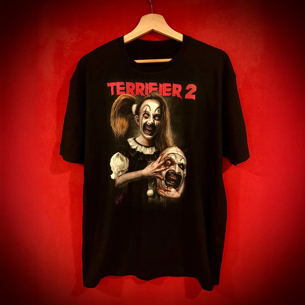 Terrifier Merch Little Pale Girl And Art T-Shirt Terrifier 2 Shirt Gifts For Sister Terrifier Merch Little Pale Girl And Art T-Shirt Terrifier 2 Shirt Gifts For Sister