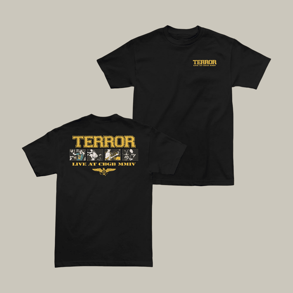 Terror Inverted Live At CBGB T-Shirt Hardcore Band Shirt Music Gift For Terror Band Fans