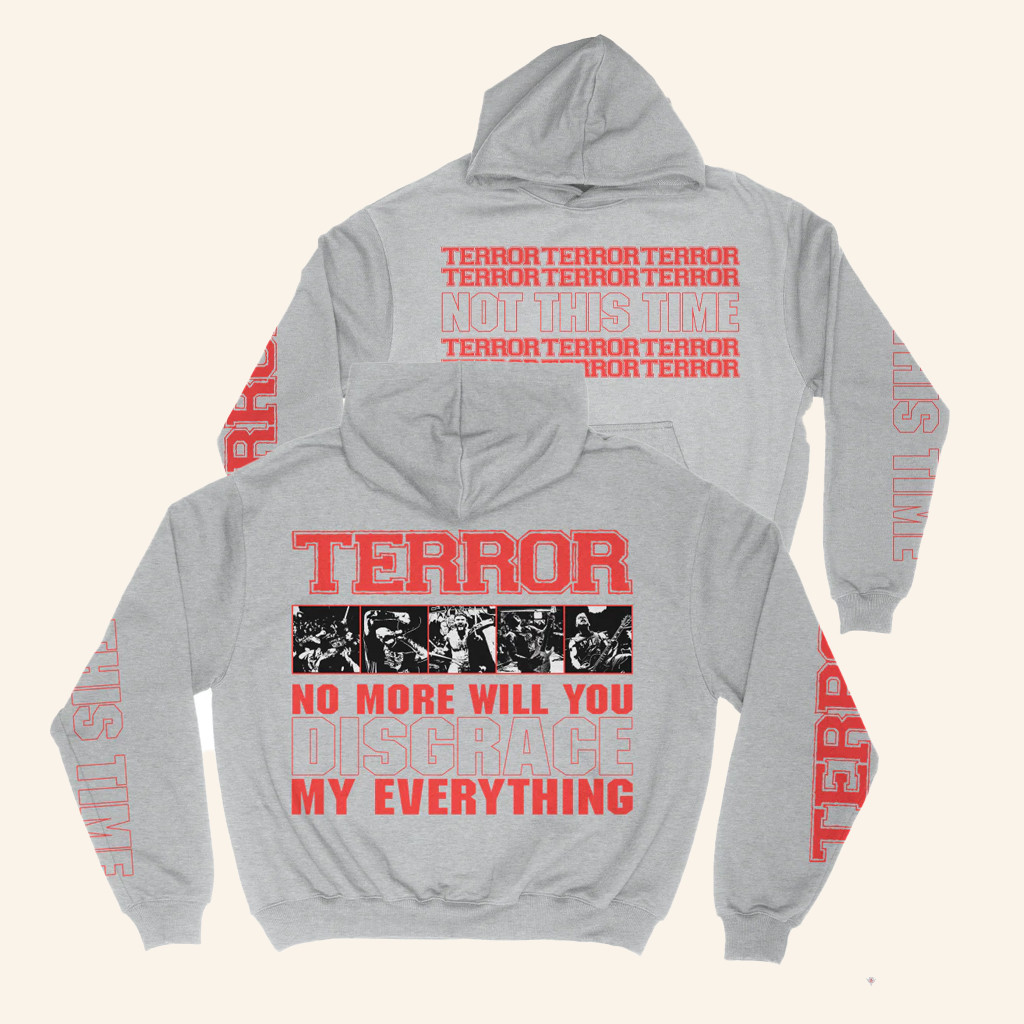 Terror Merch Not This Time Heather Hoodie Cool Gifts For Music Lovers
