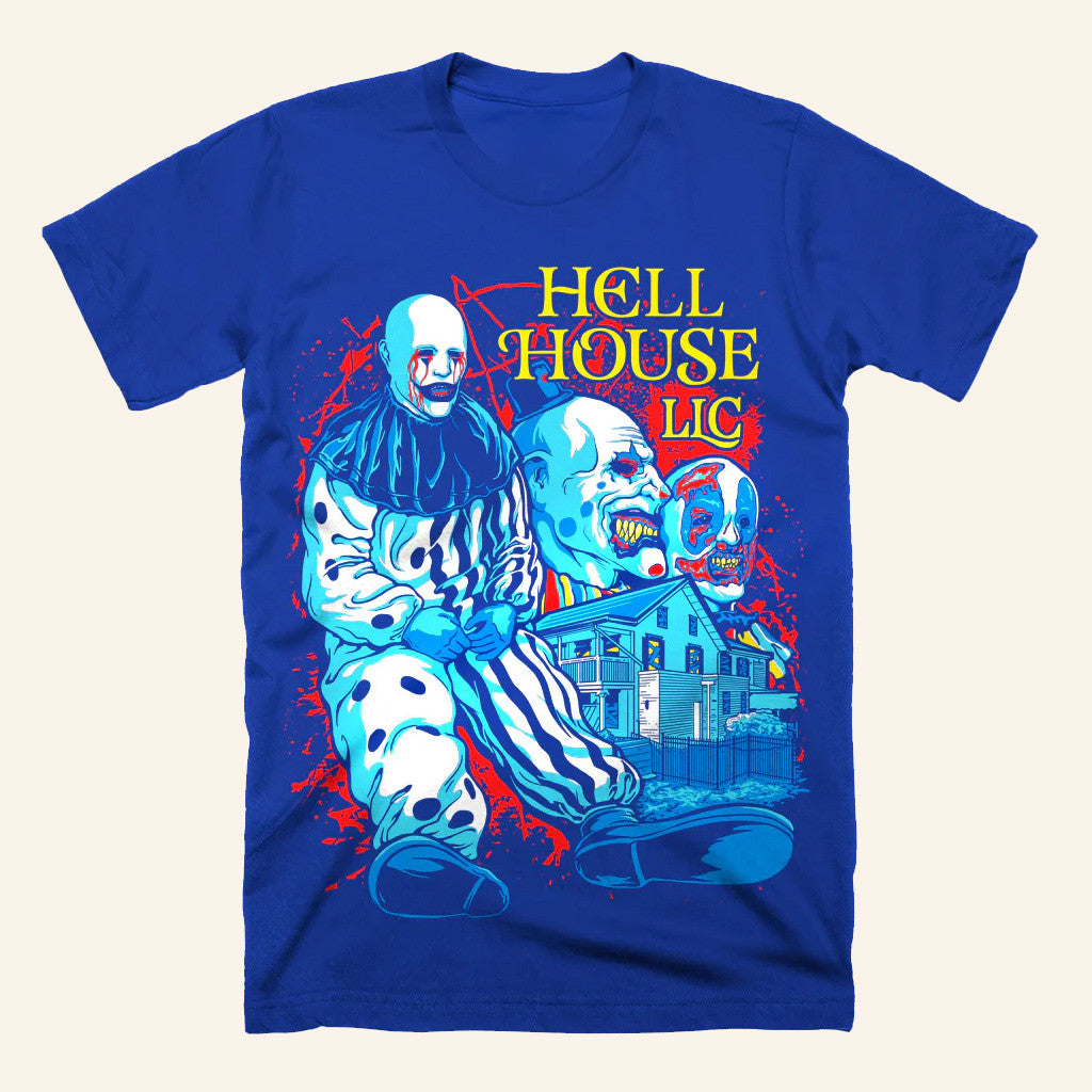 Terrorthreads Merch Hell House Llc Abaddon Awaits T-Shirt Gifts For Son Terrorthreads Merch Hell House Llc Abaddon Awaits T-Shirt Gifts For Son