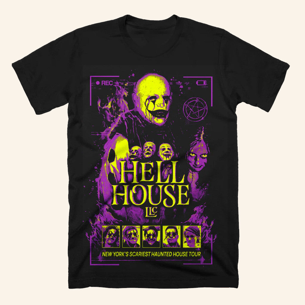 Terrorthreads Merch Hell House Llc Never Stop Recording T-Shirt Gifts For Dudes