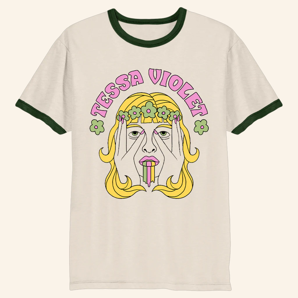 Tessa Violet Merch 70's Tessa Violet T-Shirt Good Gifts For Boyfriend