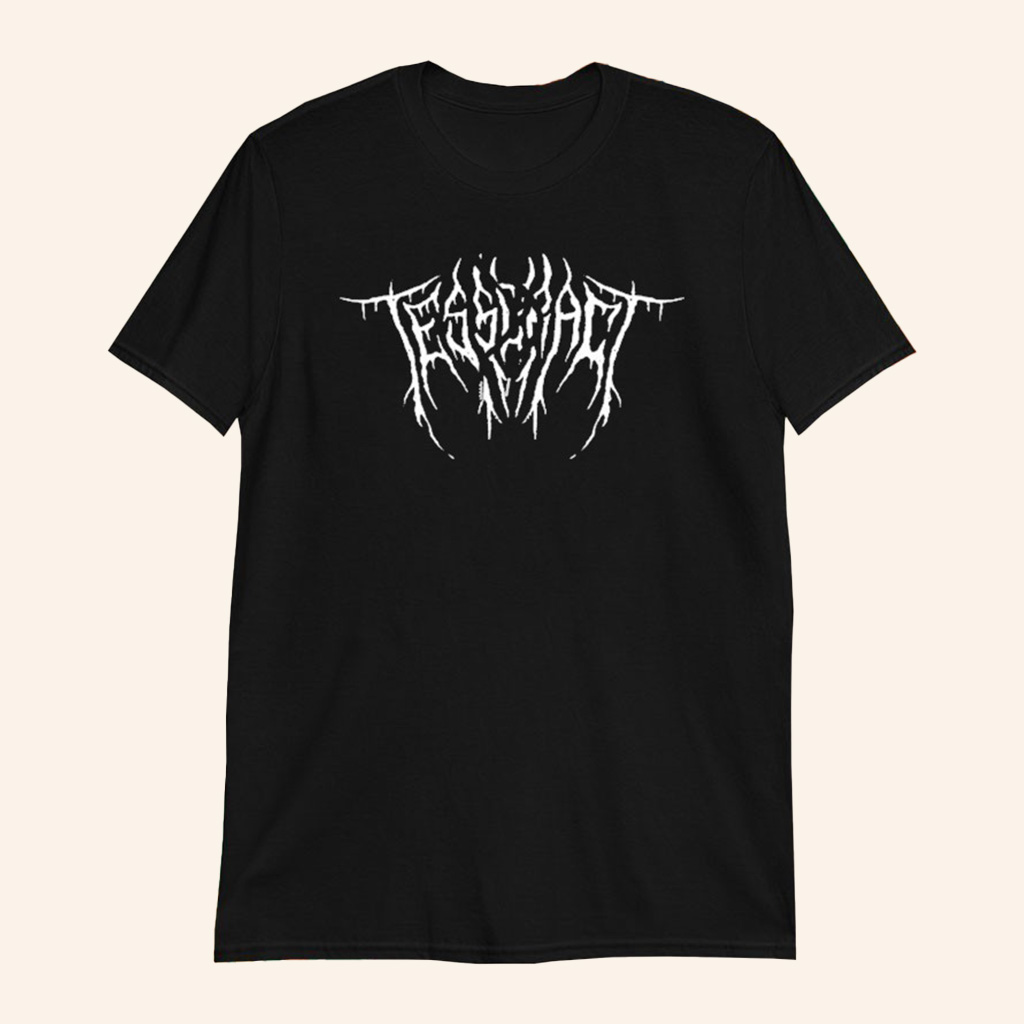 Tesseract Merch Tesseract  Death Metal Logo T-Shirt Cool Gifts For Music Lovers
