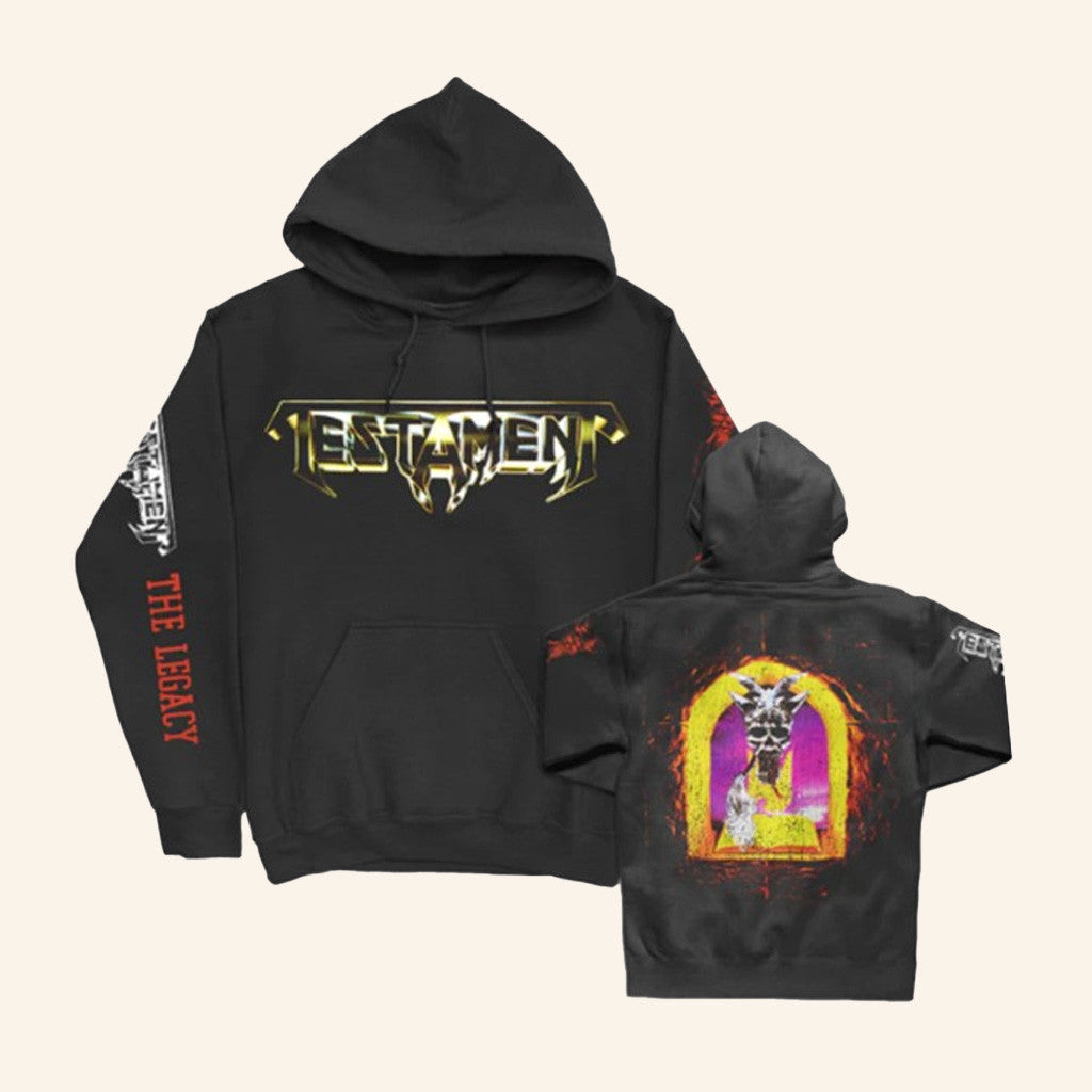 Testament Merch The Legacy Album Hoodie Gift Ideas For Him
