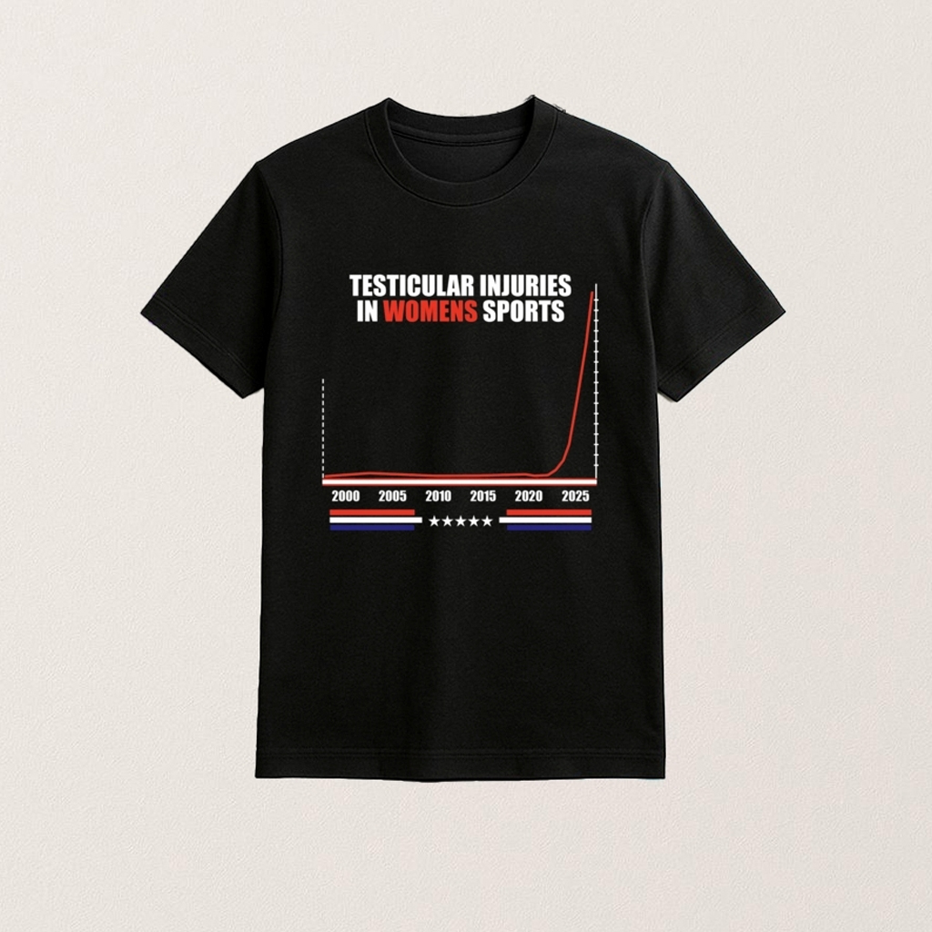 Testicular Injuries In Womens Sports Shirt Funny Digital File T-Shirt Gag Gifts For Friend