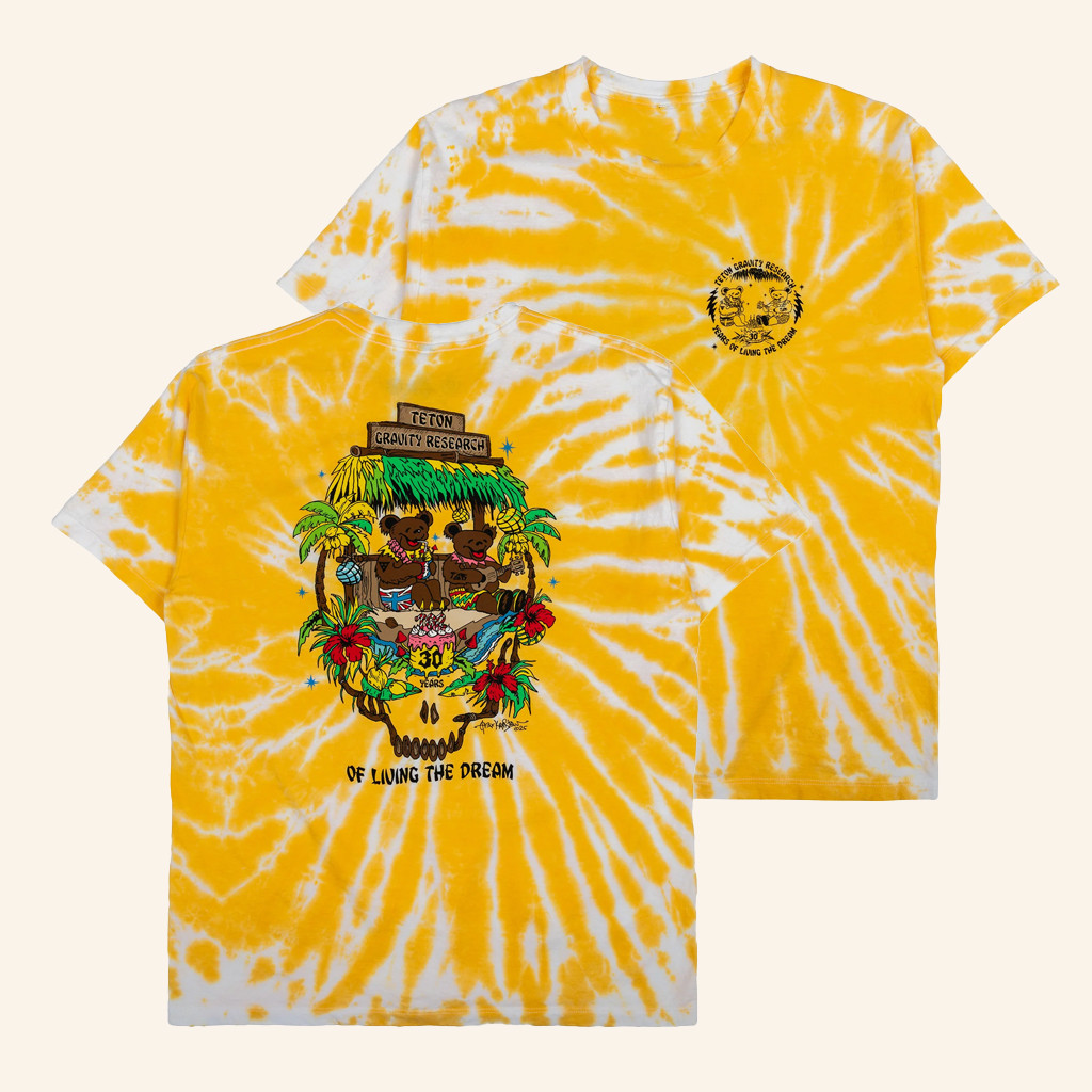 Teton Gravity Merch TGR X Grateful Dead 30 Years Tie Dye T-Shirt By Alex Krastev Shirt Teton Gravity Merch TGR X Grateful Dead 30 Years Tie Dye T-Shirt By Alex Krastev Shirt