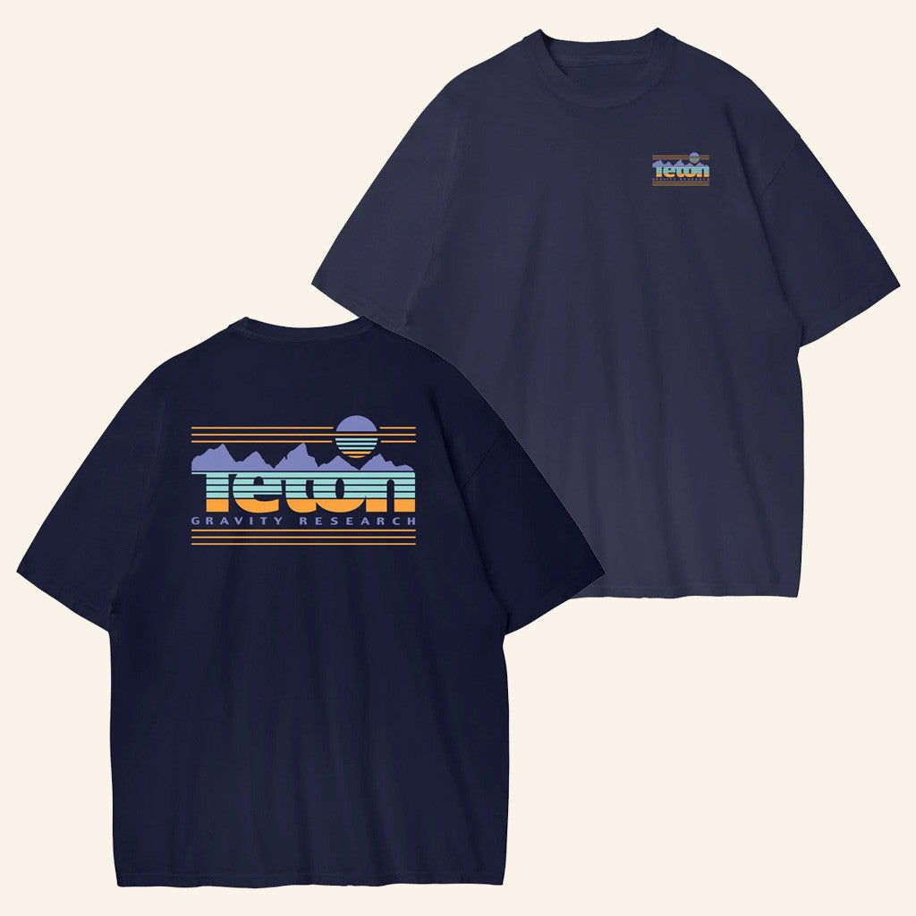 Tetongravity Merch Retro Sunrise T-Shirt Gift Ideas For Wife
