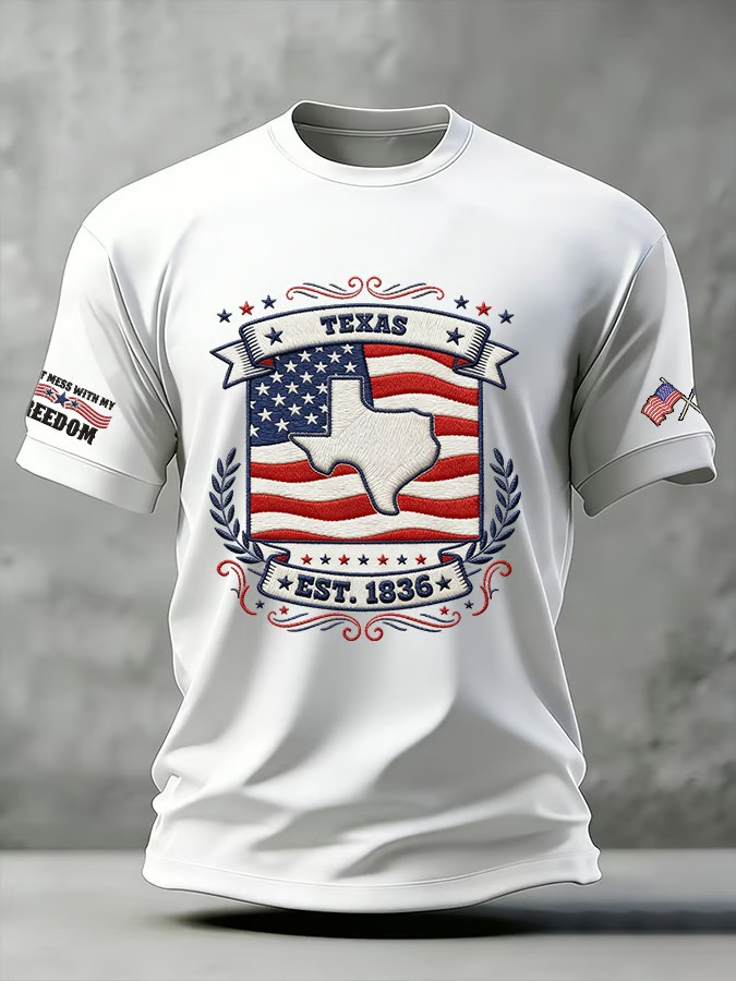 Texas Est 1836 T-Shirt Texas Independence Day Patriotic Come And Take It Lone Star Fan Gear Gift