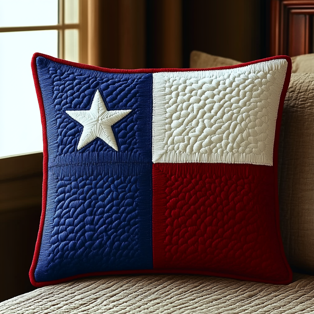 Texas Forever Quilted Pillow Case Nice Pillow Covers Texas Gifts To Send