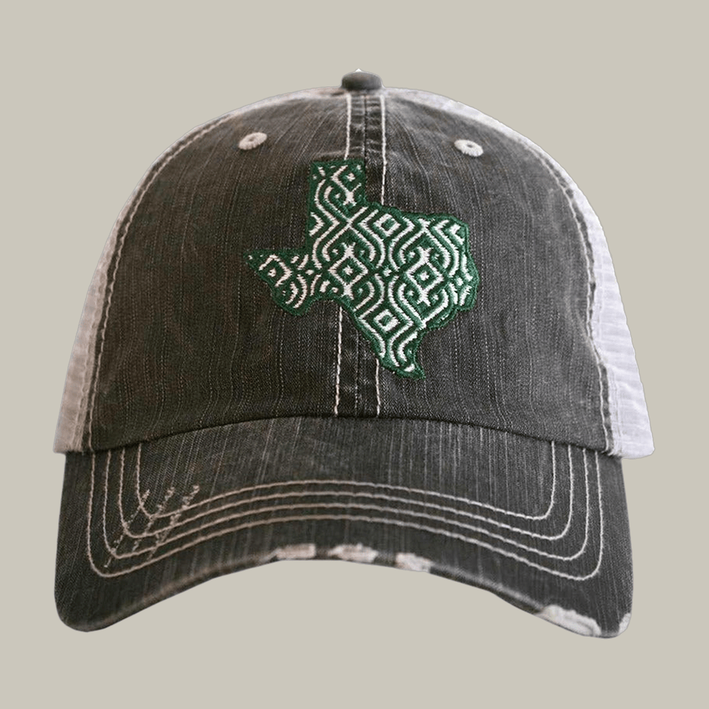 Texas IKAT Patch Trucker Hat Patriotic Texas Cap Unique Gift For Friends