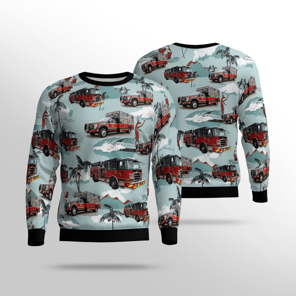 Texas Krum Fire Department Xmas Unisex Sweater Christmas Gifts For Men Women