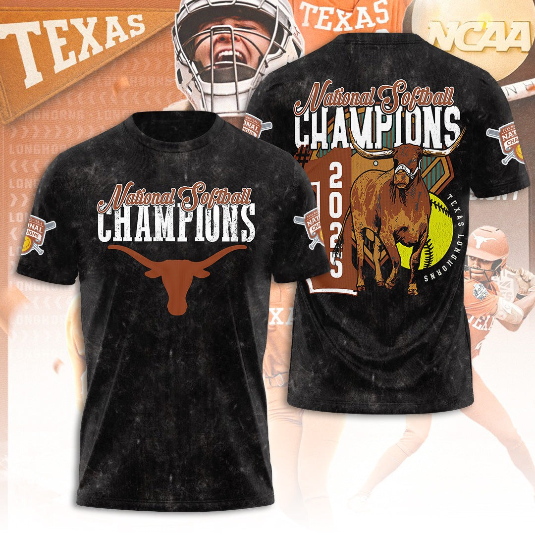 Texas Longhorns 2025 Softball National Champions Hook 'Em T-Shirt Unique Gifts For Fan Lovers