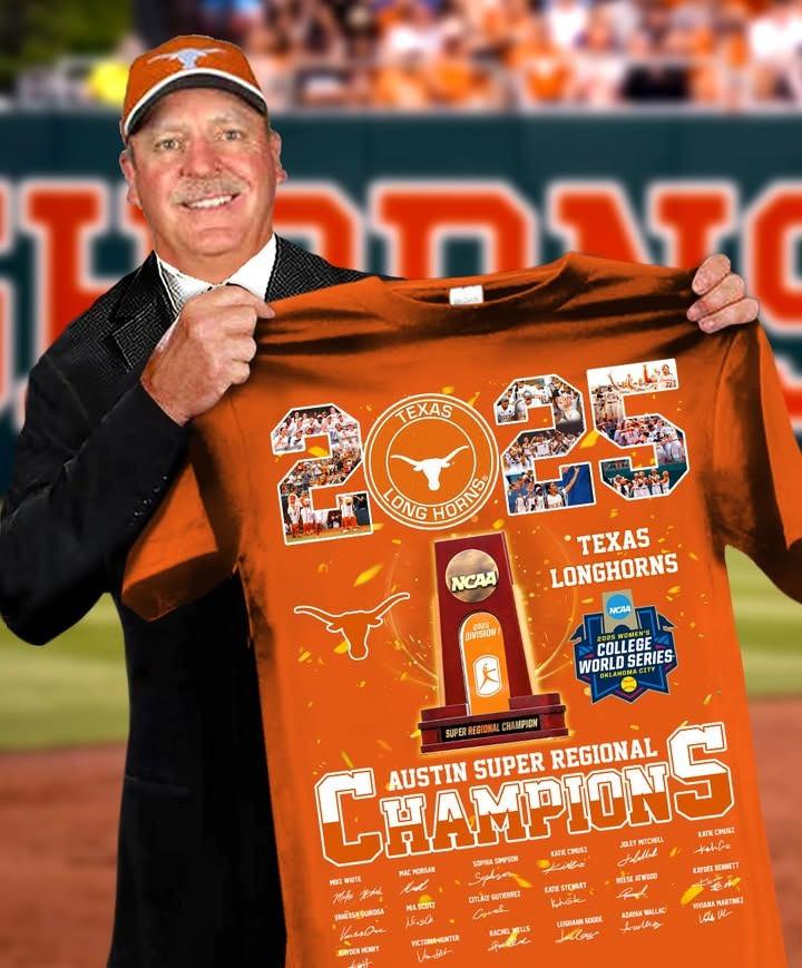 Texas Longhorns Autism Super Regional Champions 2025 T-Shirt Football Fan Merch Gifts