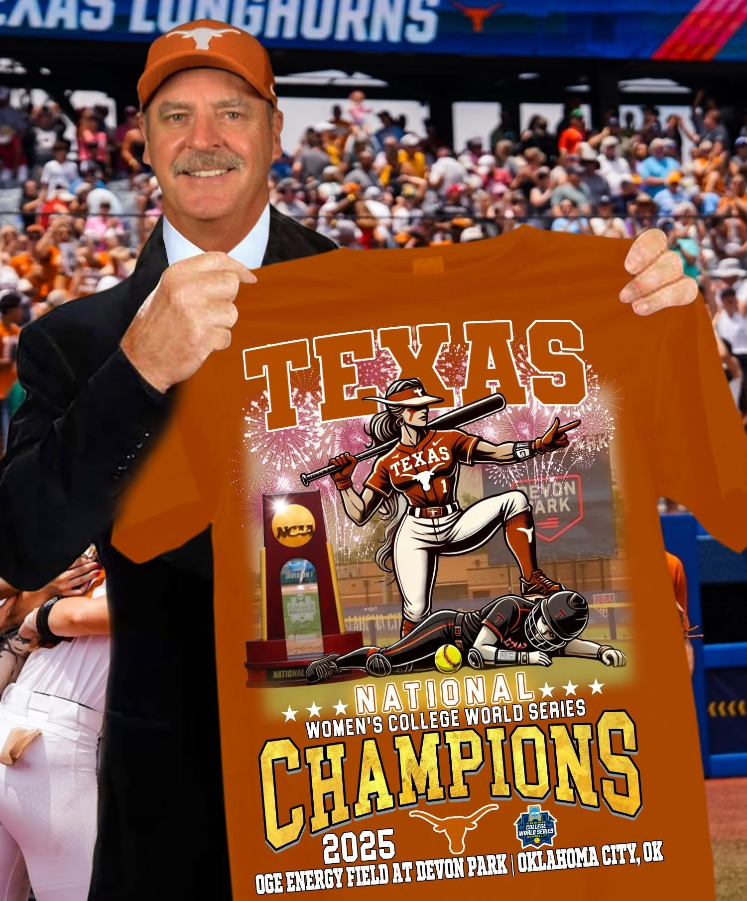 Texas Longhorns Softball NCAA National Champions 2025 T-Shirt Merch Clothing Good Gifts