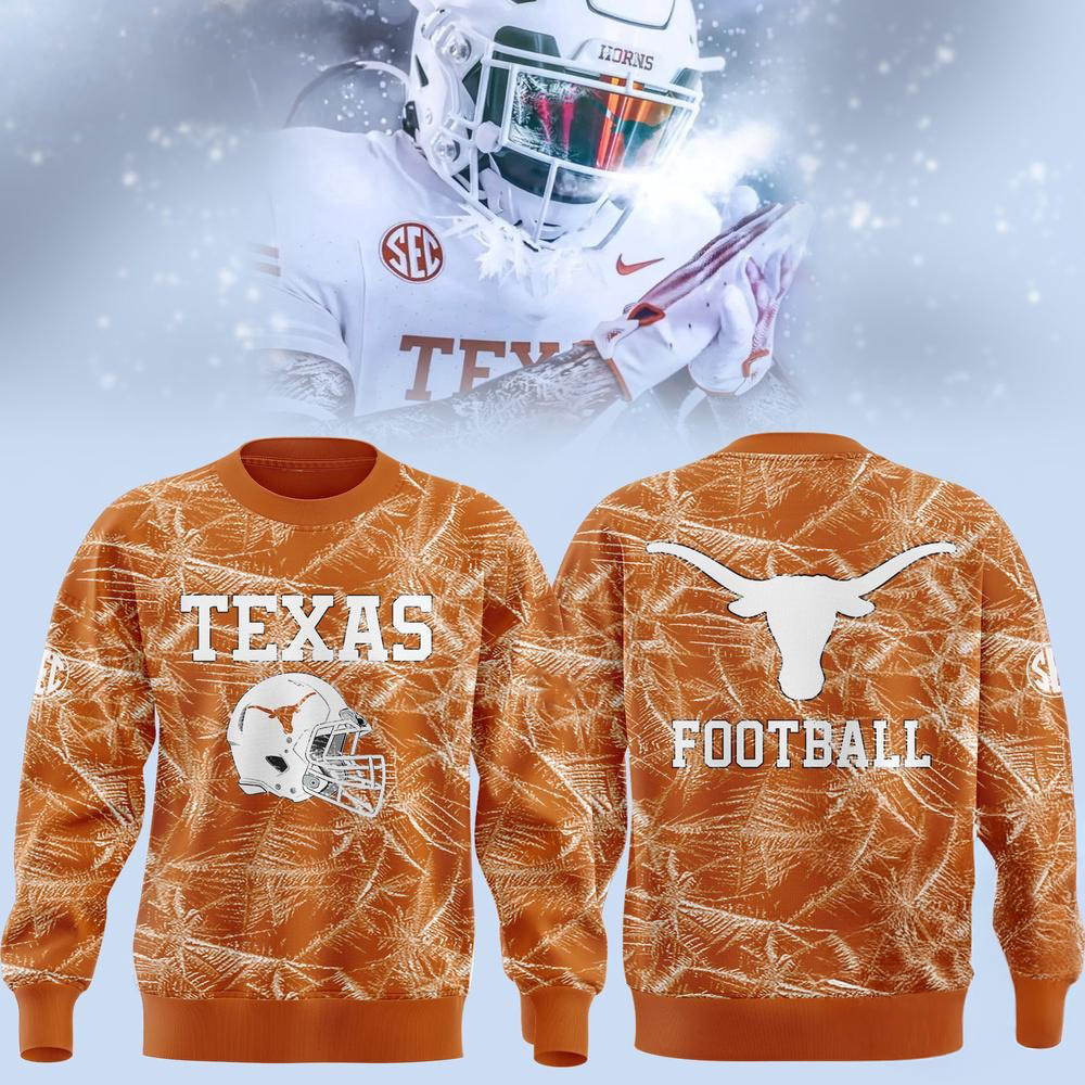 Texas Longhorns The Icy Limited Edition Orange Sweatshirt Presents For Football Lovers