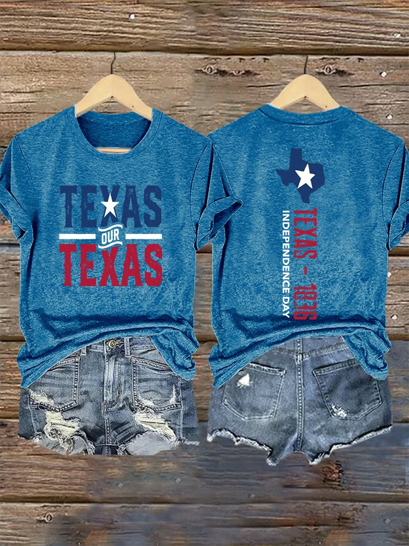 Texas Our Texas T-Shirt Texas Independence Day 1836 Lone Star State Come And Take It Texan Gift