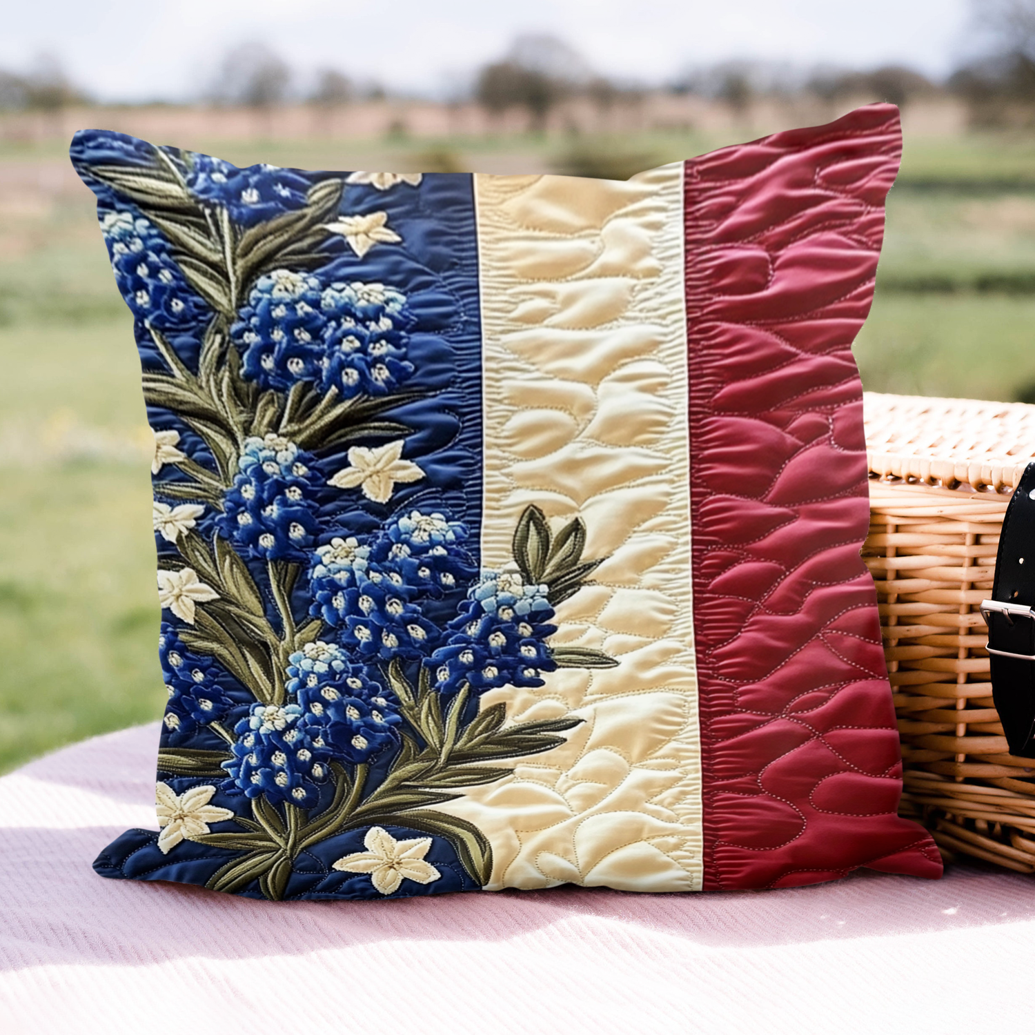 Texas Pride Quilted Pillow Case Cute Pillow Covers Texas Gift Ideas