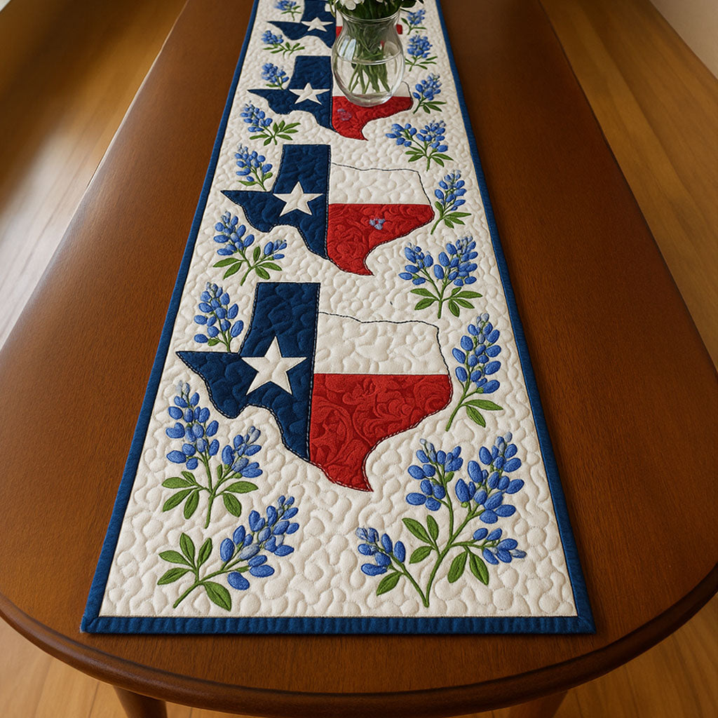Texas Pride Quilted Table Runner Dining Table Ideas Texas Gifts For Women