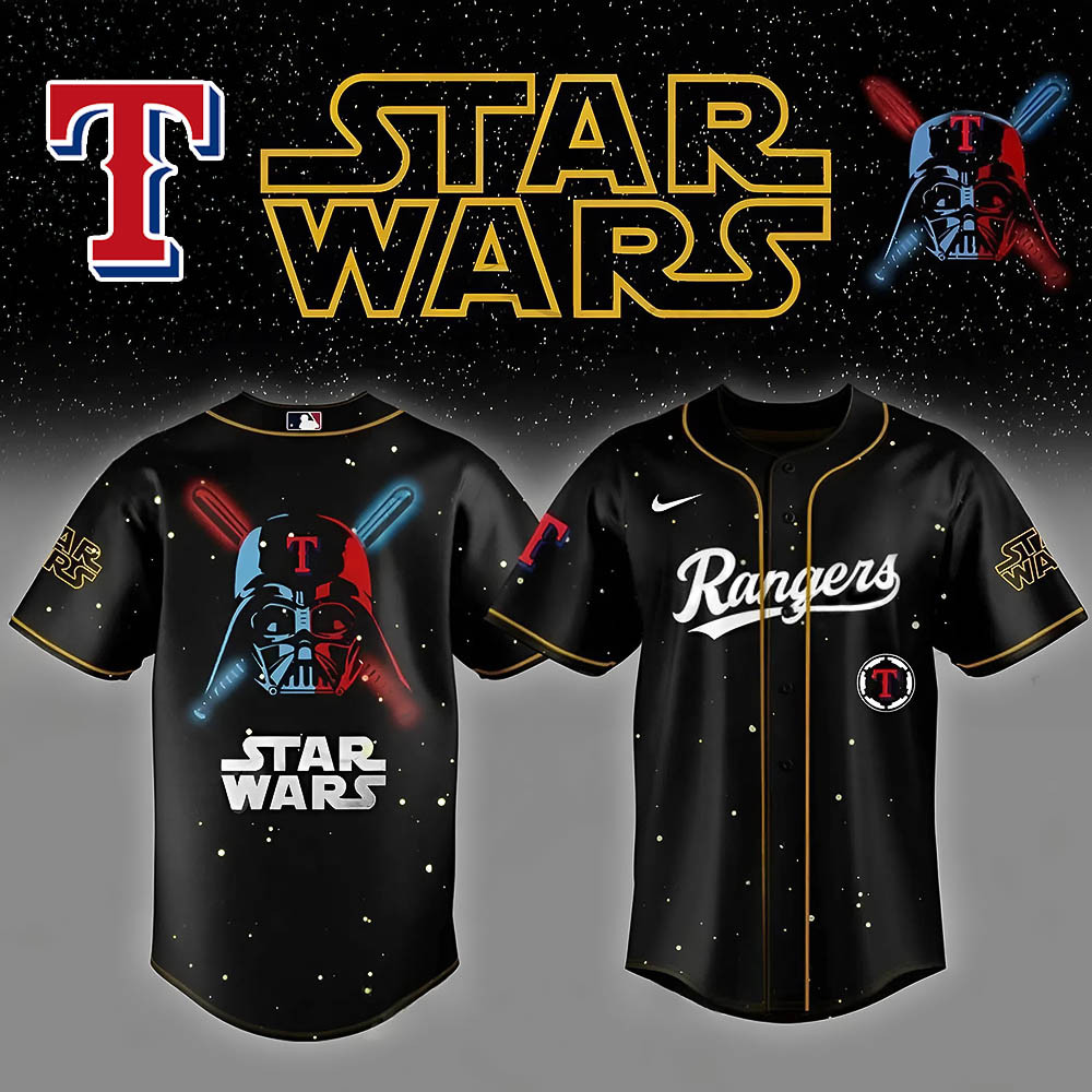 Texas Rangers 2025 X Star Wars Limited Edition Baseball Jersey