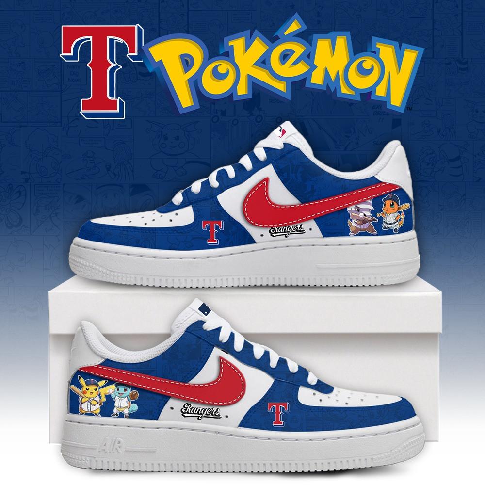 Texas Rangers x Pokemon Go Shoes Basketball Enthusiast Gifts