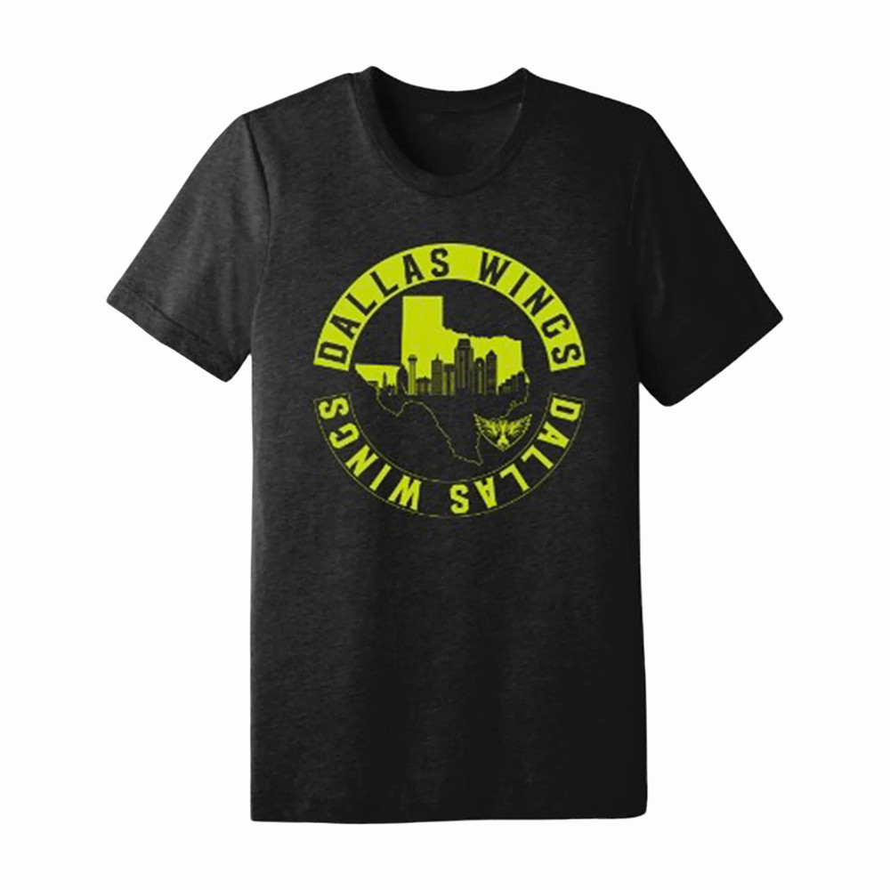 Texas Shape Dallas Wings Basketball T-Shirt 2026 WNBA Season Opener Merch Game Day Gear