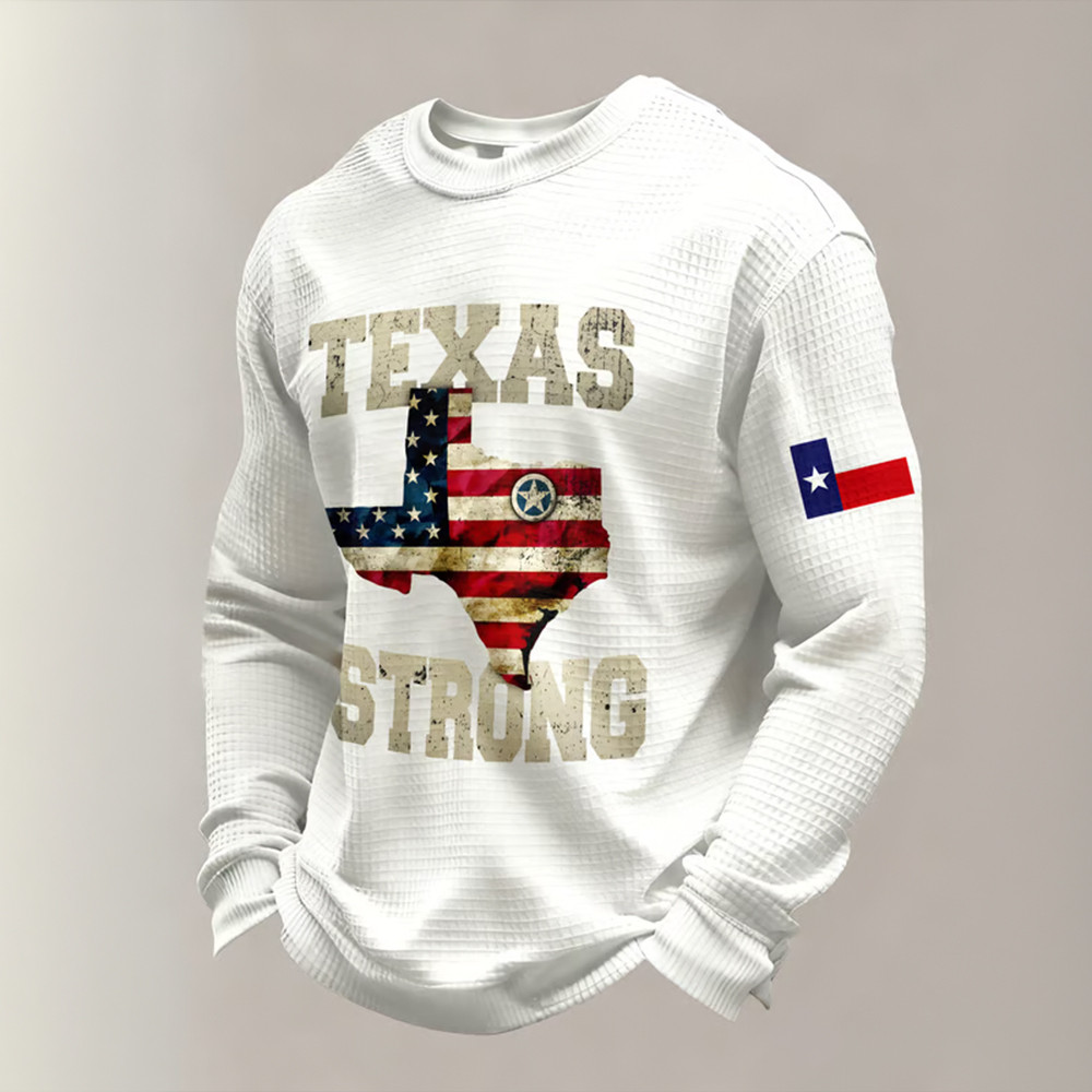 Texas Strong Long Sleeve Shirt Texas Independence Day Apparel Anniversary Gift