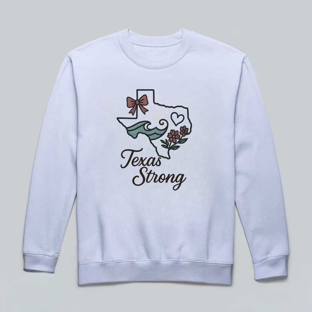 Texas Strong Texas Heart Floral Sweatshirt For Flood Support Sweatshirt Patriotic Gifts Texas Strong Texas Heart Floral Sweatshirt For Flood Support Sweatshirt Patriotic Gifts