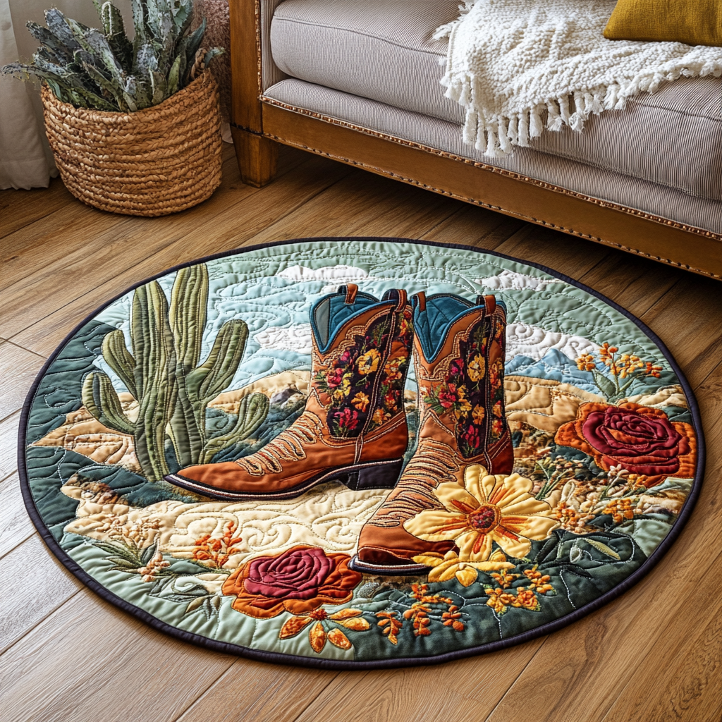 Texas Style Quilted Round Mat Entrance Way Ideas Things To Get Brother For Christmas